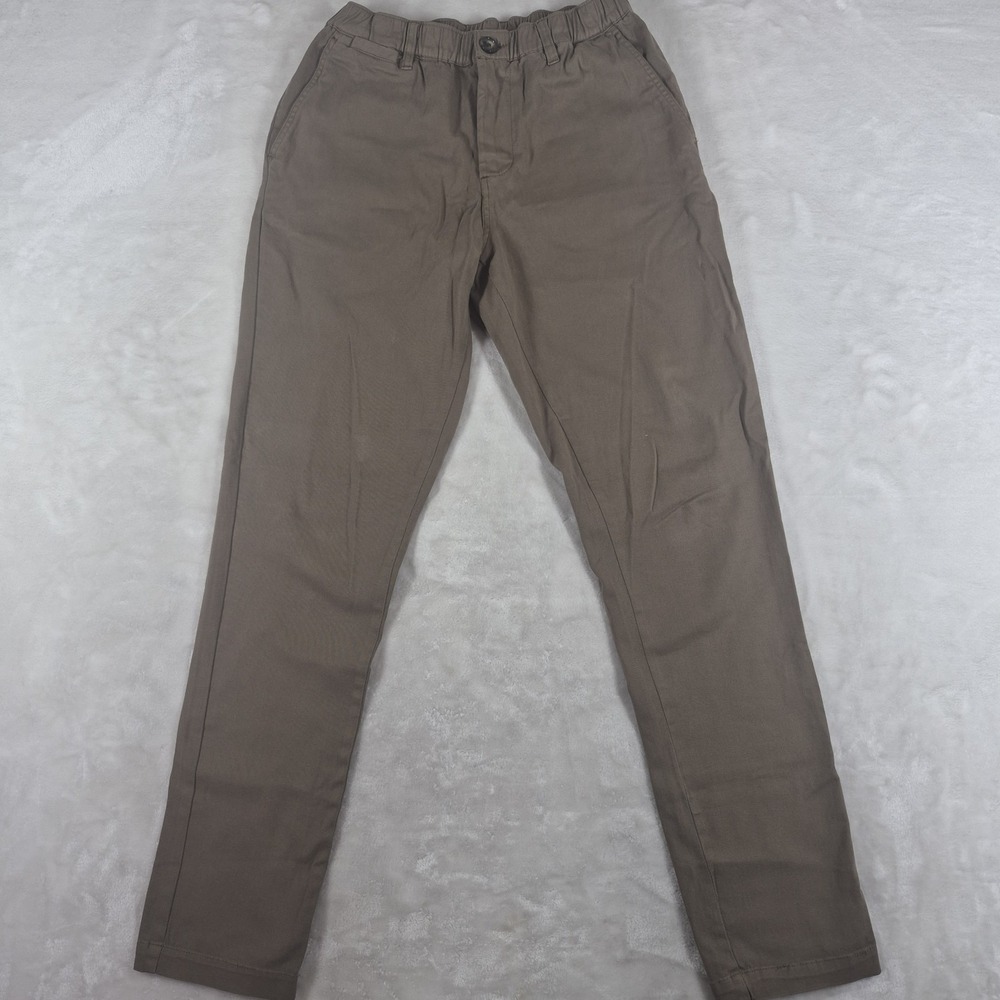 Cove USA Chino Pants Men's 30x31 Brown Stretch Outdoor Hiking Casual Comfort